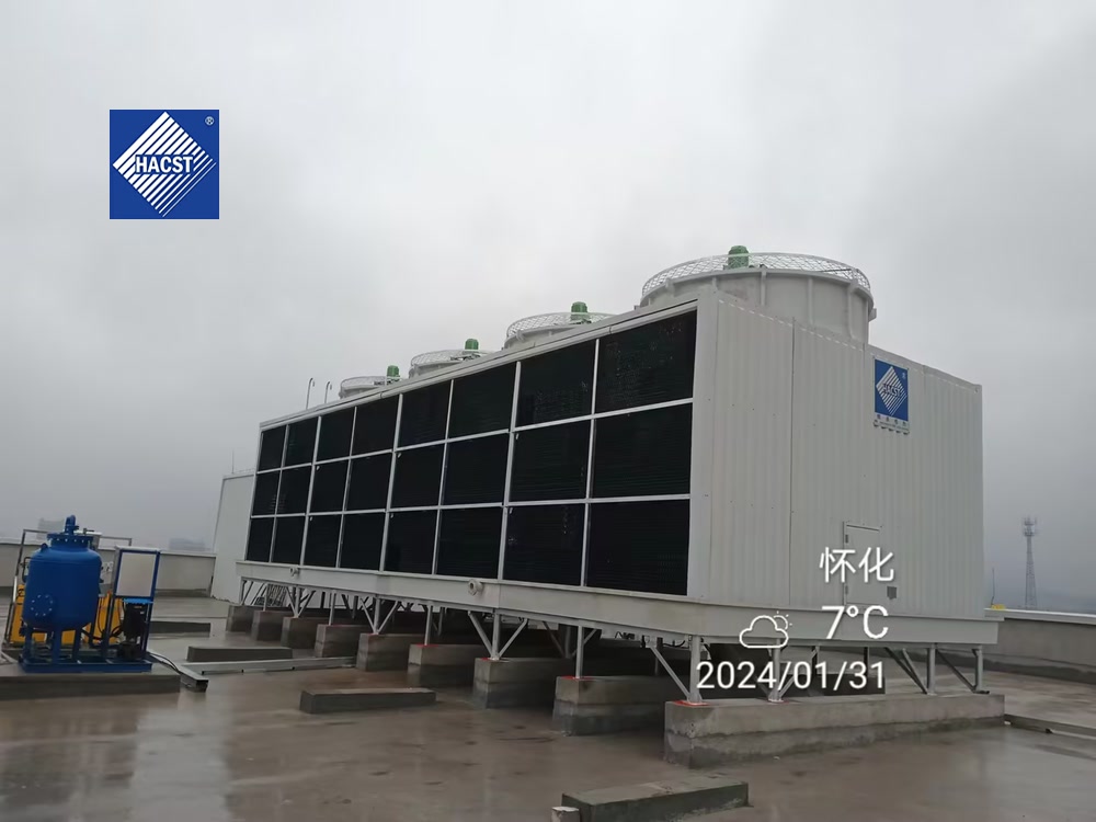 Open Cooling Tower in a Pharmaceutical Glass Manufacturing Project