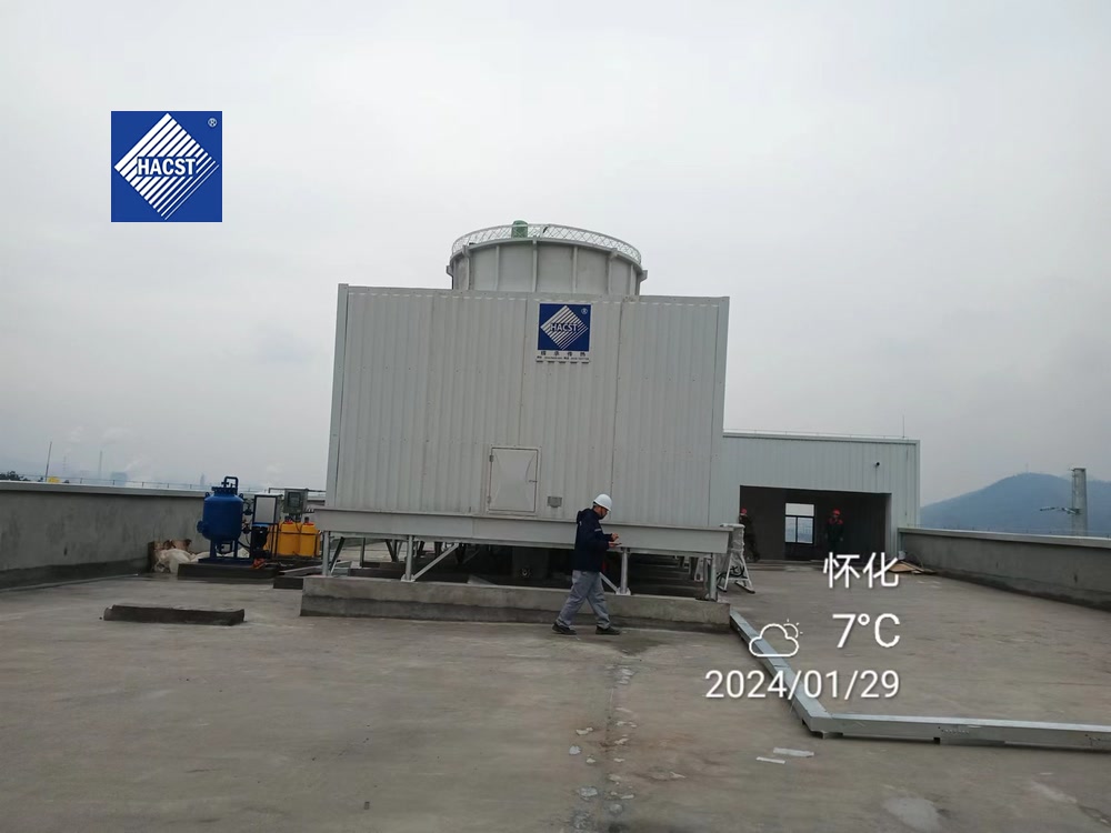open cooling tower application in a Pharmaceutical Glass Manufacturing